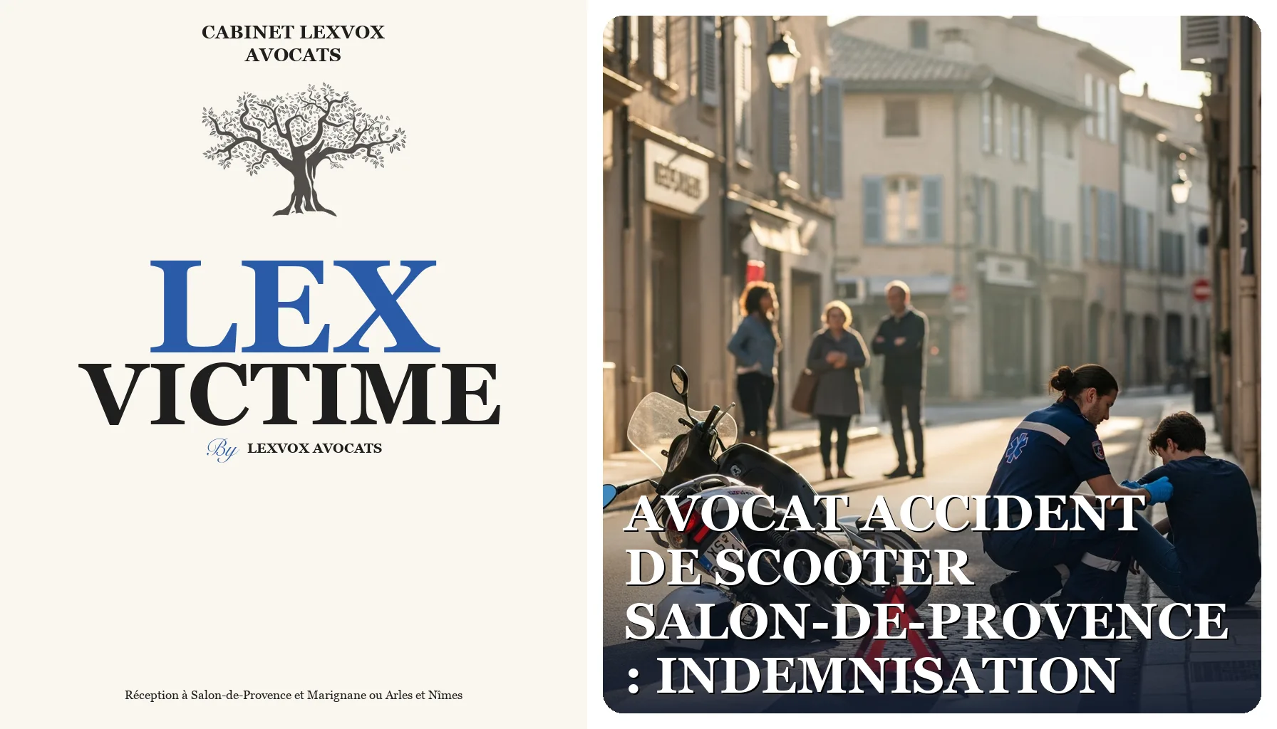 Avocat accident de scooter Salon-de-Provence : indemnisation