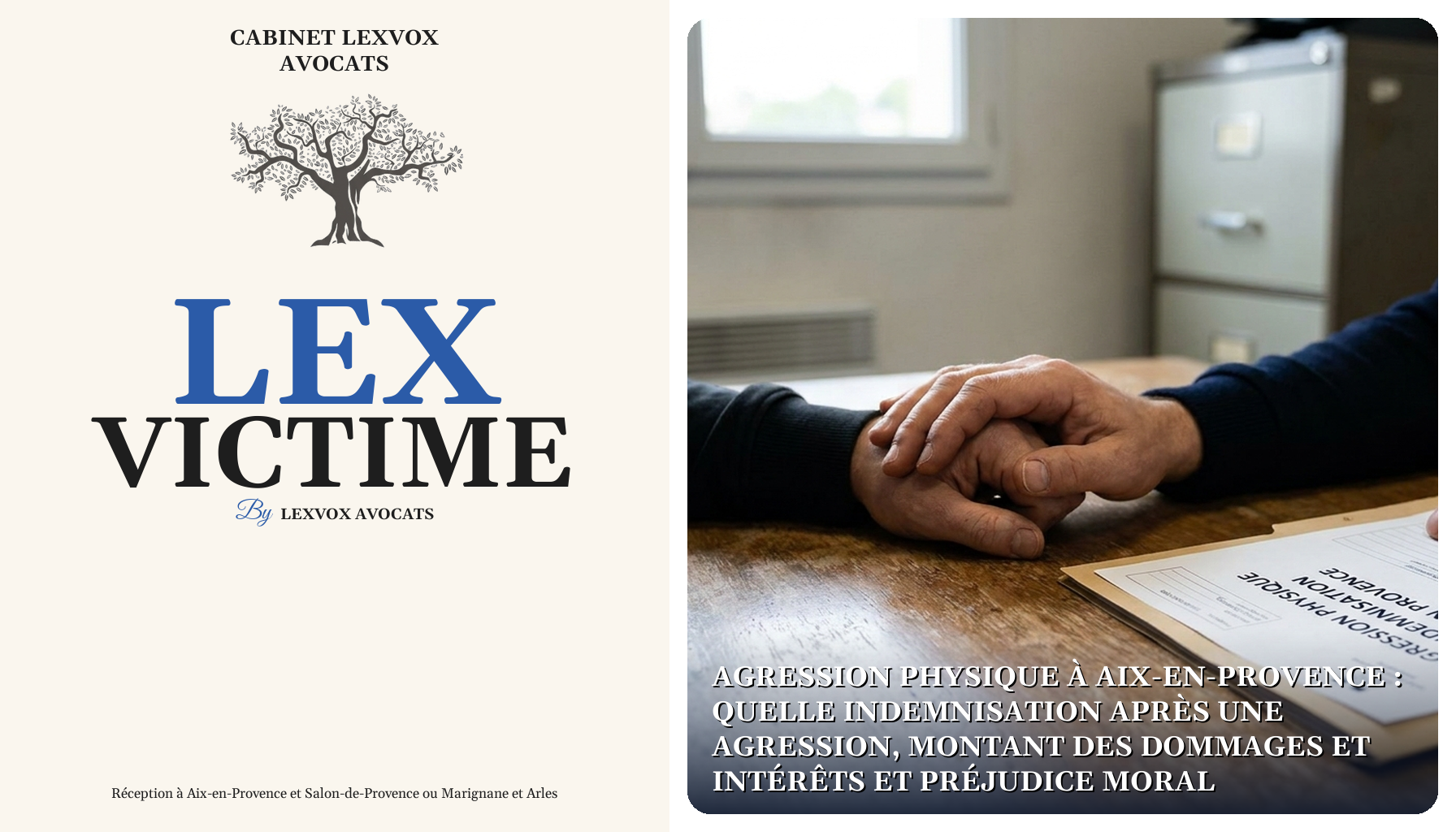Agression physique à Aix-en-Provence : quelle indemnisation après une agression, montant des dommages et intérêts et préjudice moral