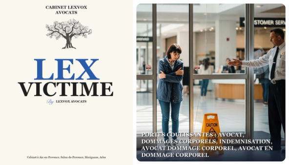 Portes coulissantes : avocat, dommages corporels, indemnisation, avocat dommage corporel, avocat en dommage corporel