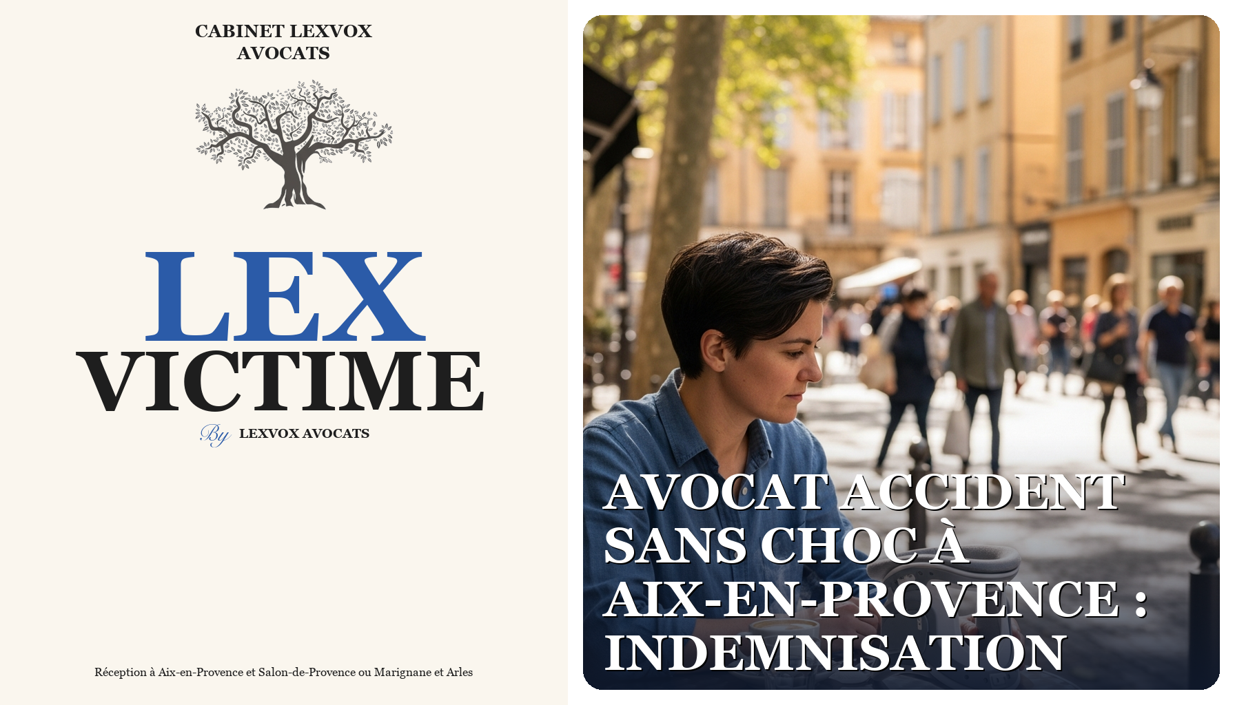 Avocat accident sans choc à Aix-en-Provence : indemnisation