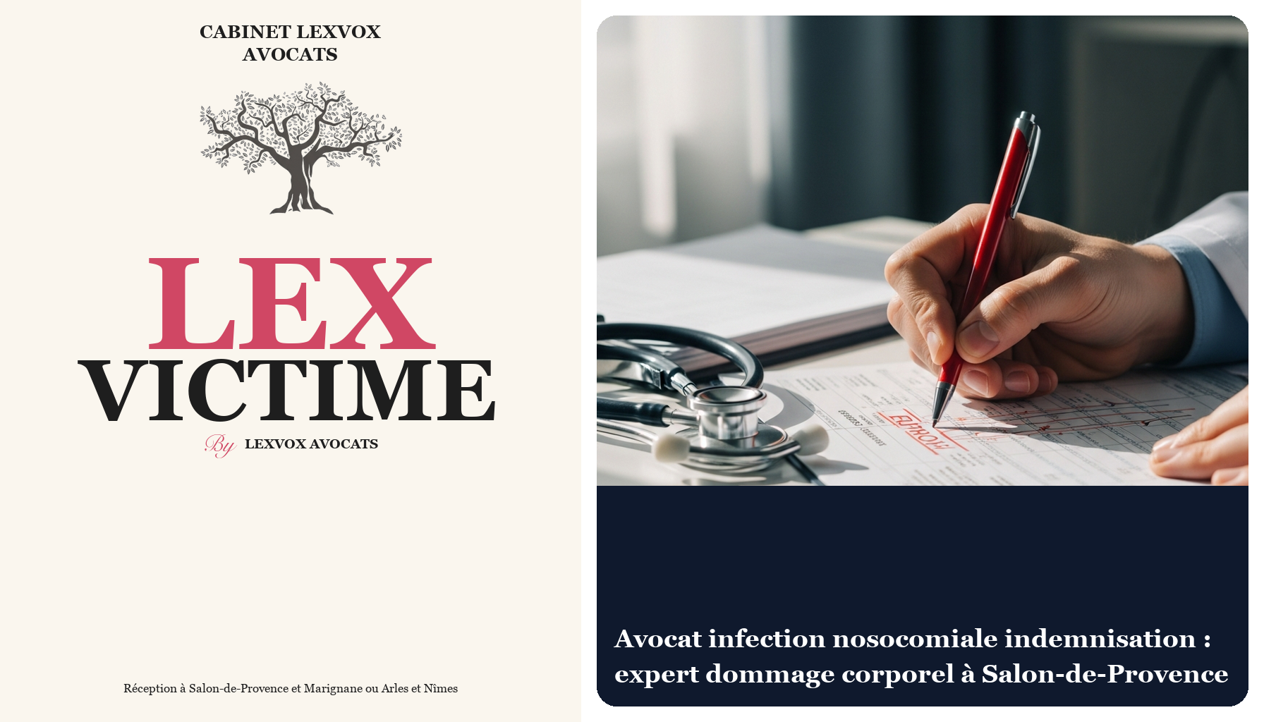 Avocat infection nosocomiale indemnisation : expert dommage corporel à Salon-de-Provence