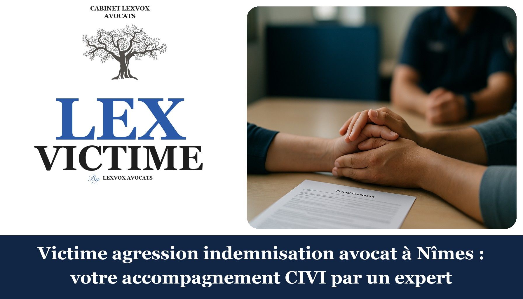 Victime agression indemnisation avocat à Nîmes : votre accompagnement CIVI par un expert