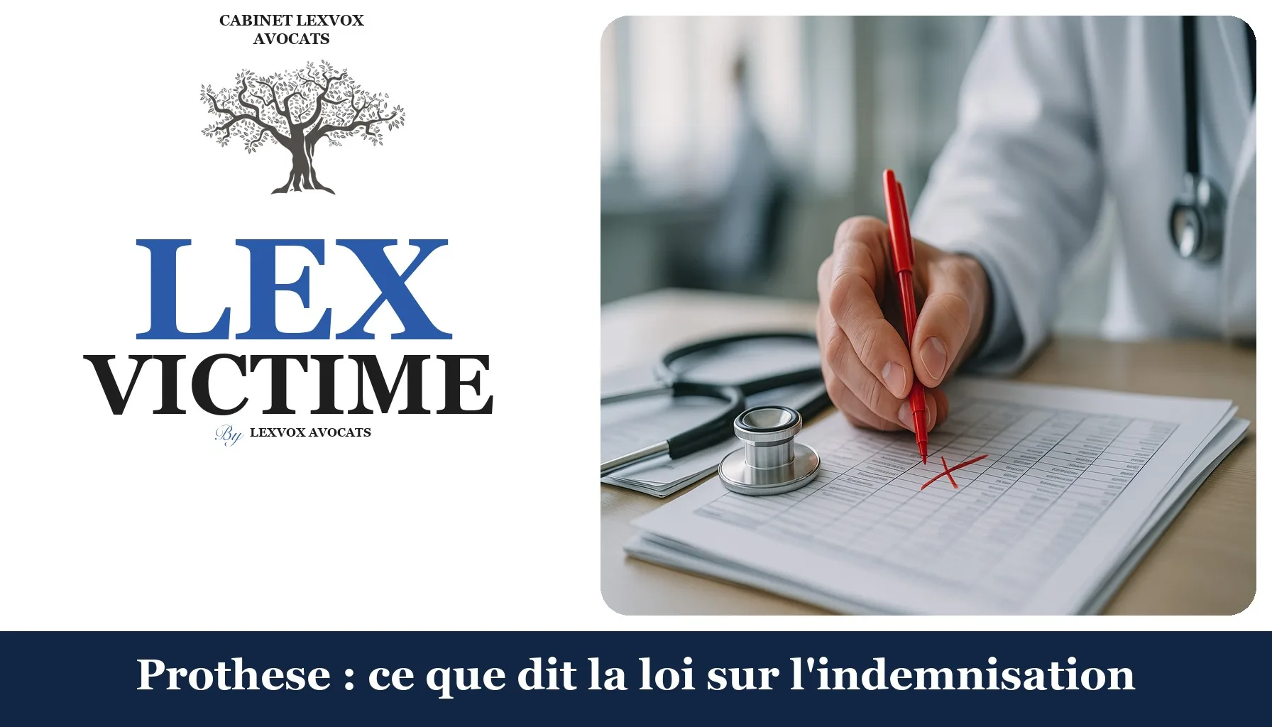 Prothese : ce que dit la loi sur l'indemnisation