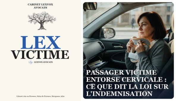 Passager victime entorse cervicale : ce que dit la loi sur l'indemnisation