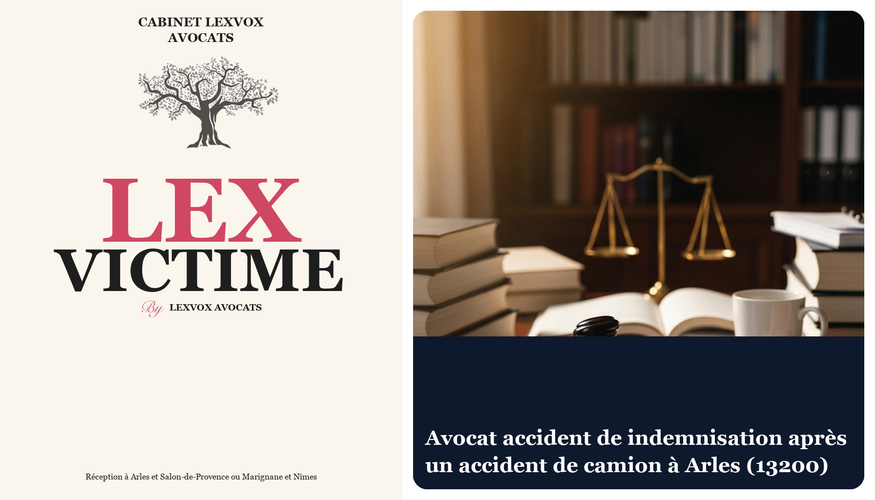 Avocat accident de indemnisation après un accident de camion à Arles (13200)