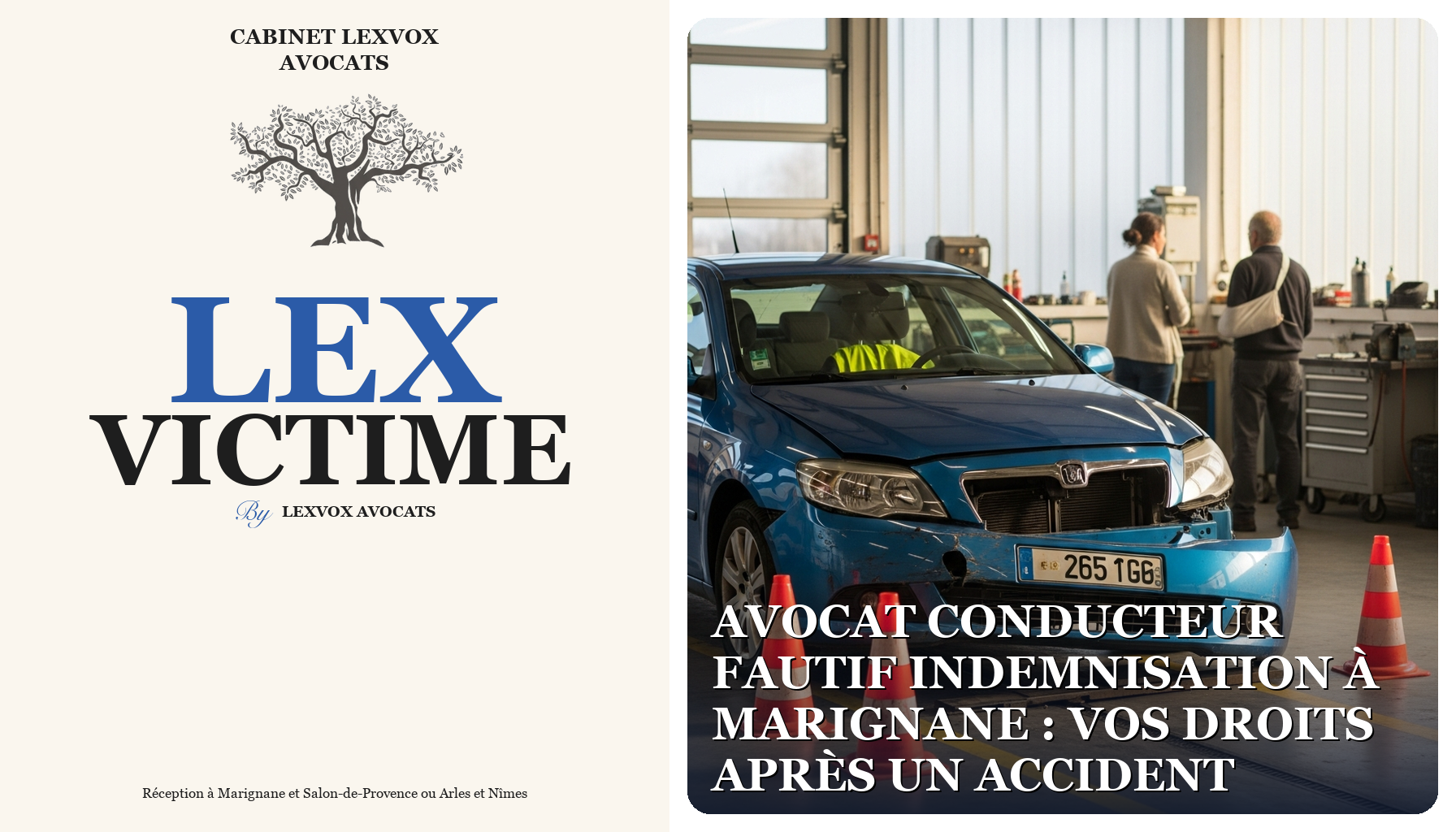 Avocat conducteur fautif indemnisation à Marignane : vos droits après un accident