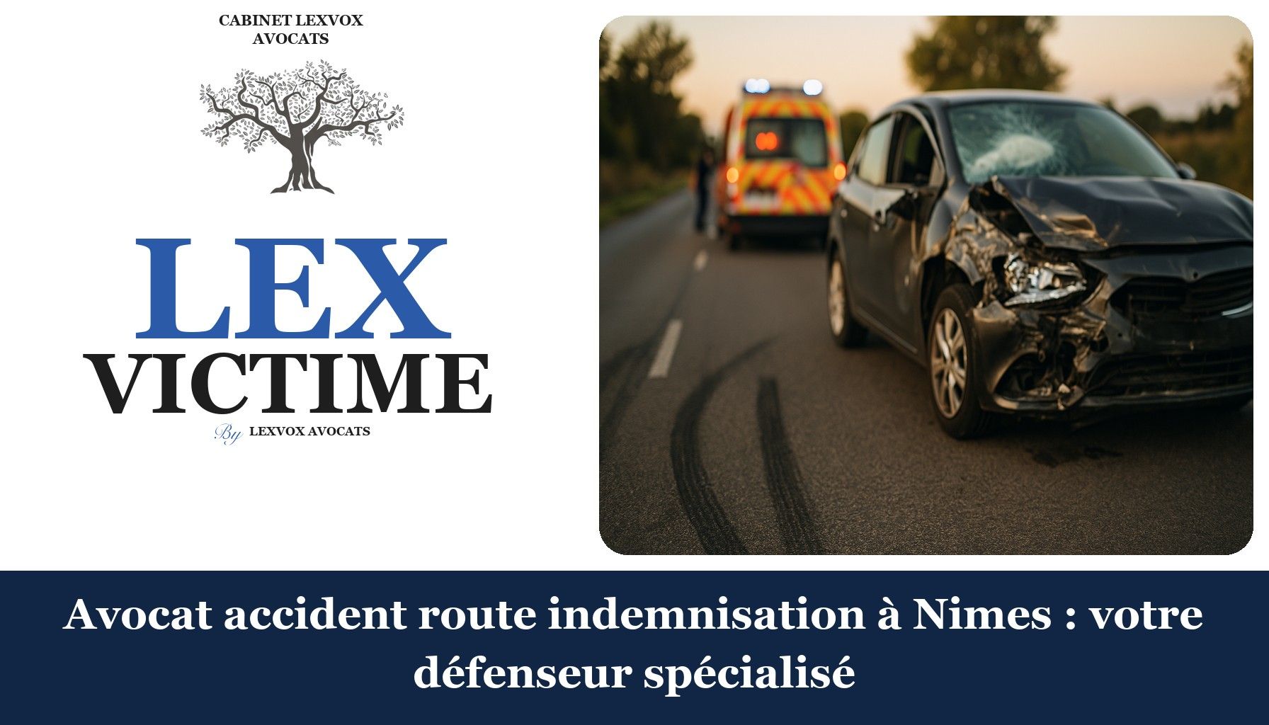 Avocat accident route indemnisation à Nimes : votre défenseur spécialisé