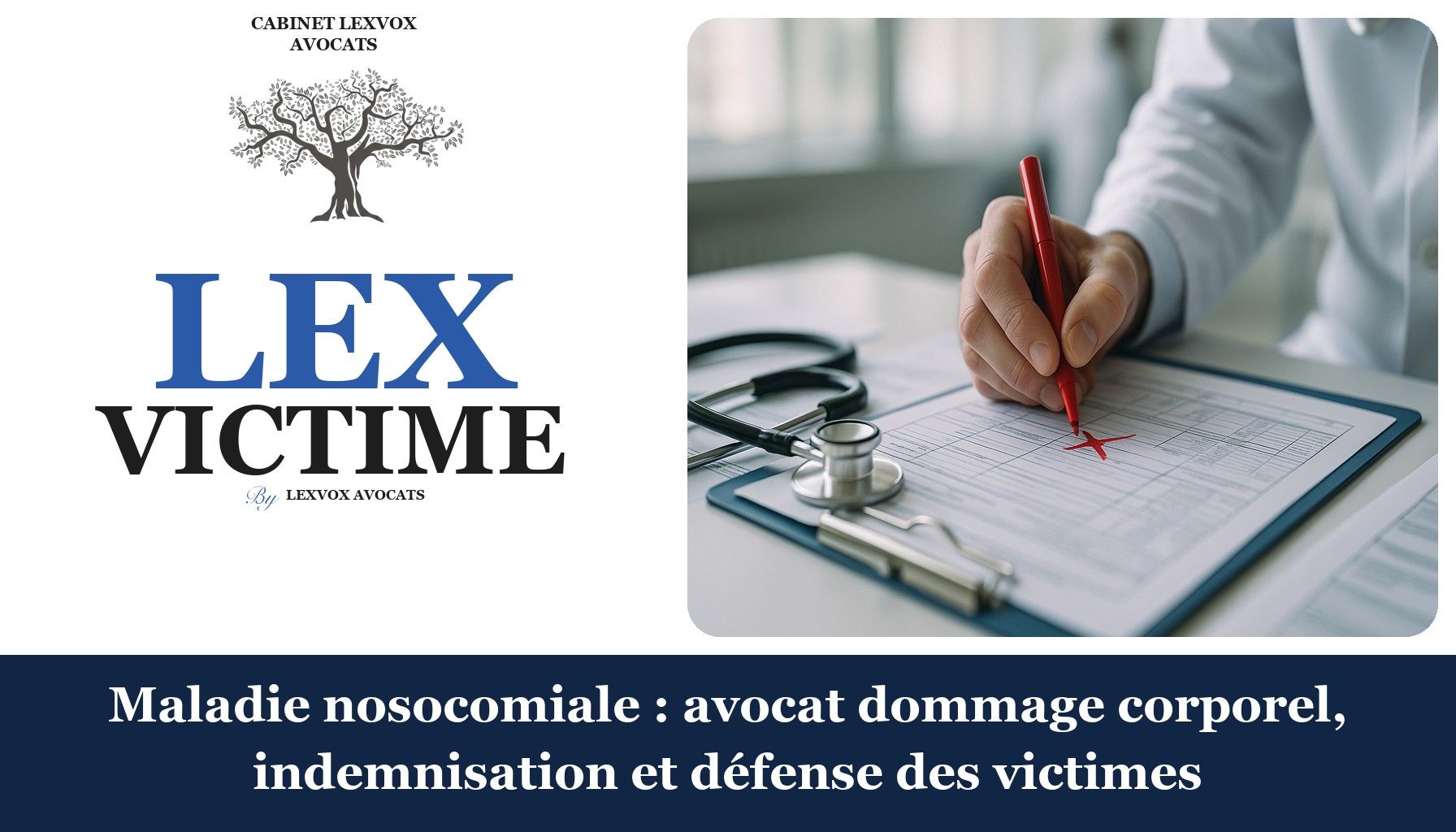 Maladie nosocomiale : avocat dommage corporel, indemnisation et défense des victimes
