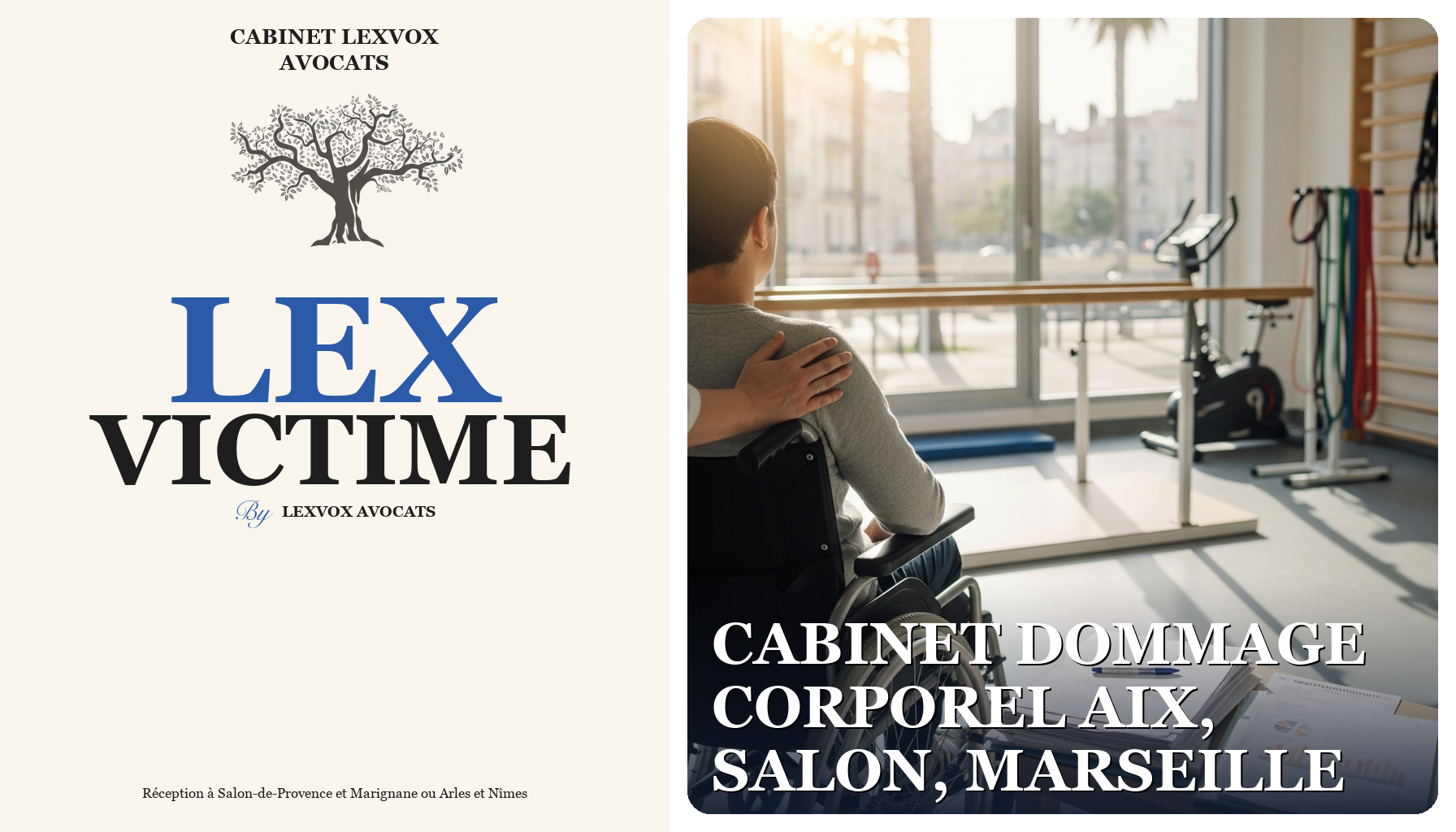 Cabinet dommage corporel Aix, Salon, Marseille