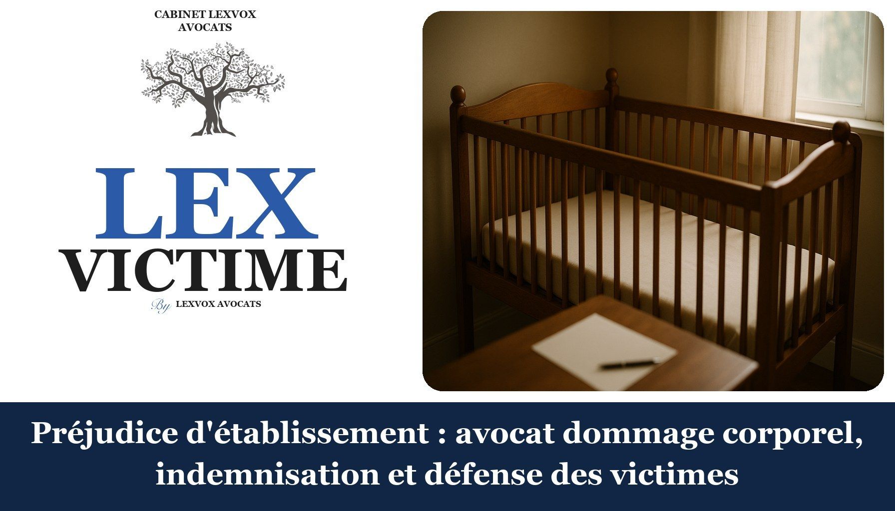 Préjudice d'établissement : avocat dommage corporel, indemnisation et défense des victimes