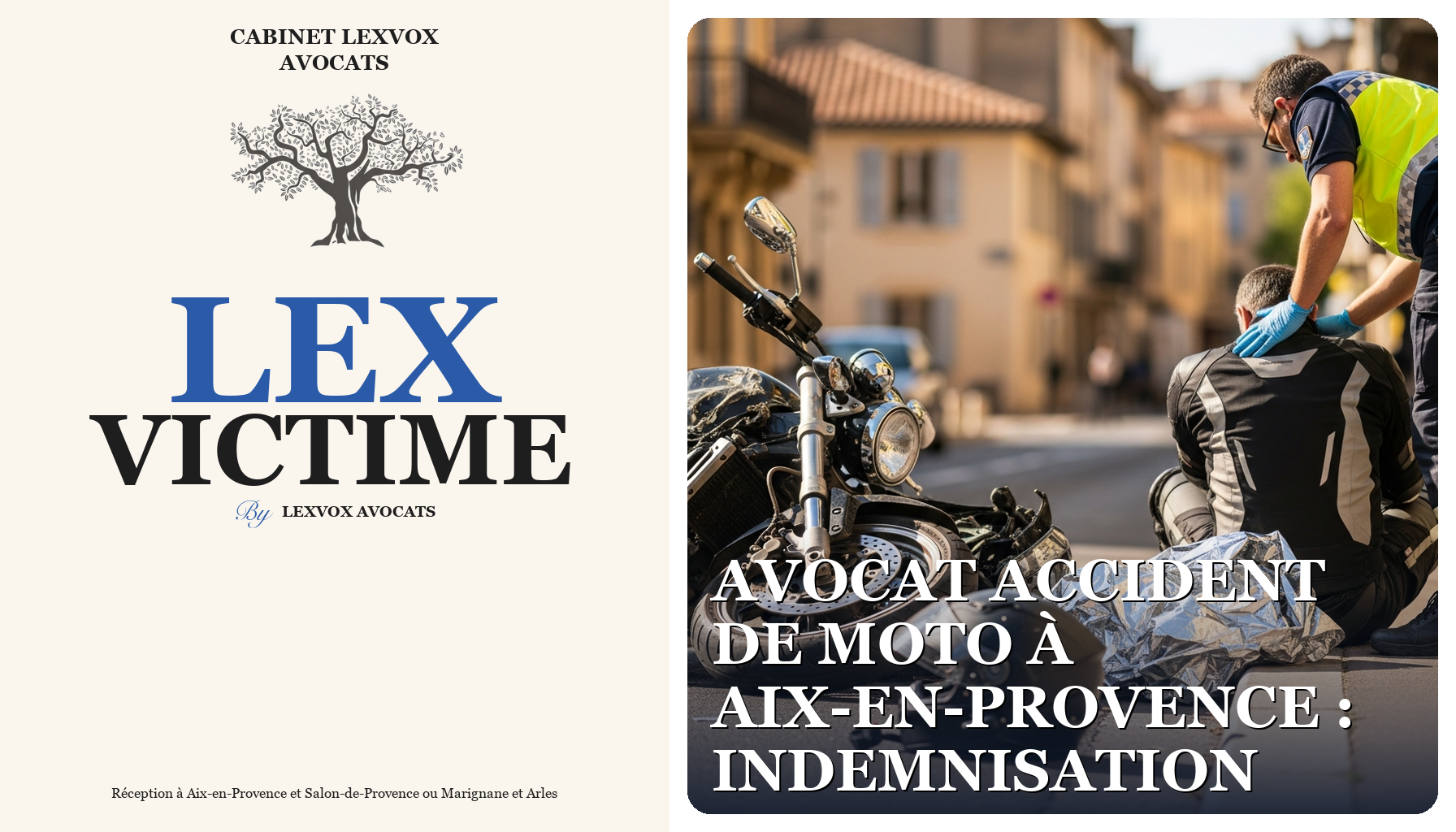 Avocat accident de moto à Aix-en-Provence : indemnisation