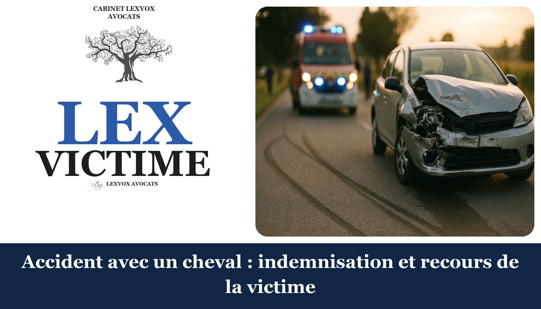 Accident avec un cheval : indemnisation et recours de la victime