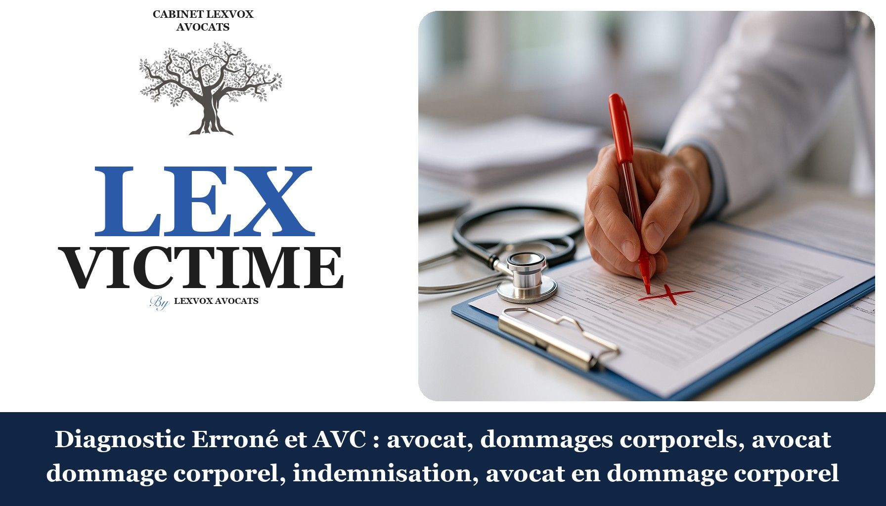 Diagnostic Erroné et AVC : avocat, dommages corporels, avocat dommage corporel, indemnisation, avocat en dommage corporel