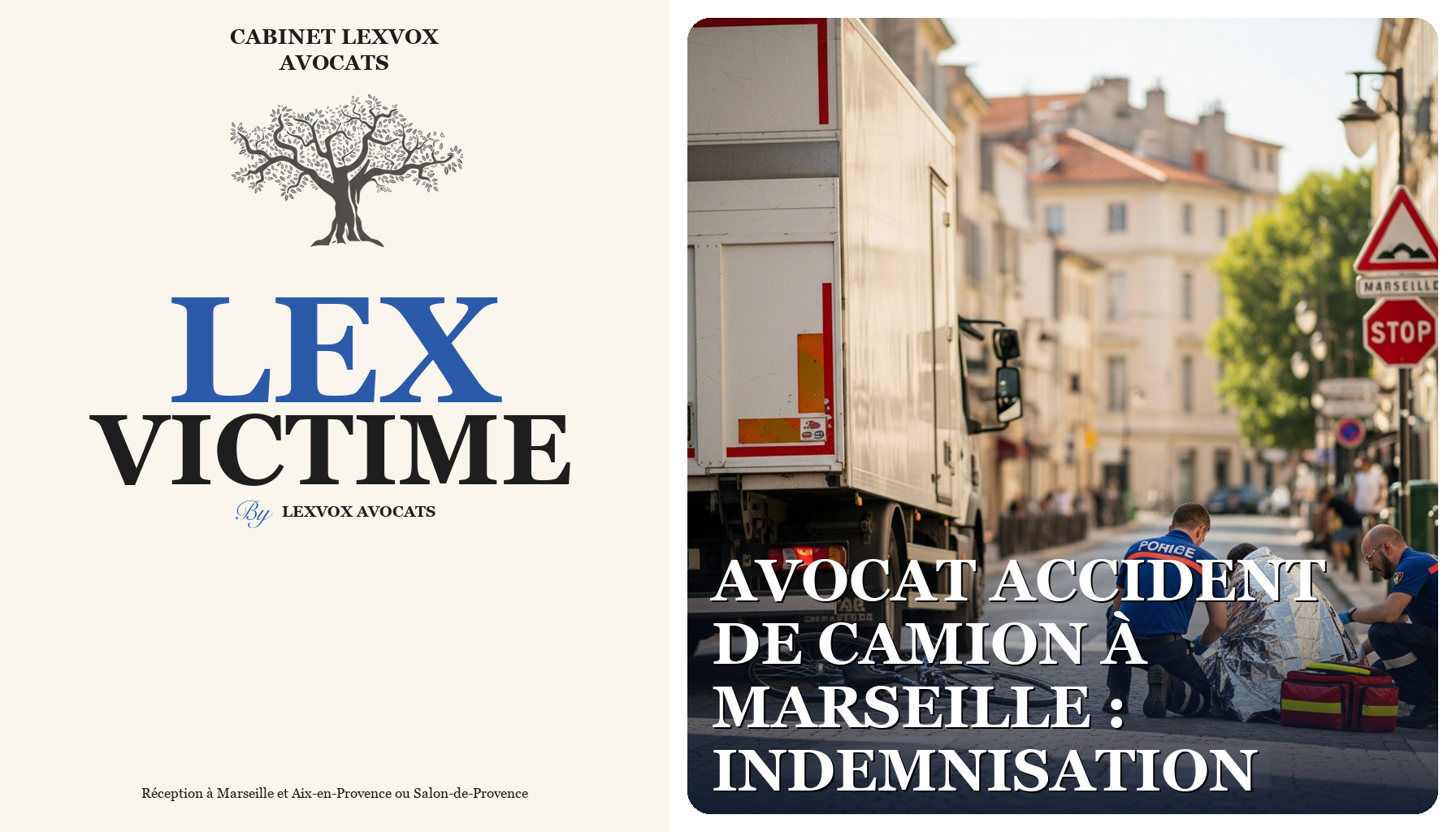 Avocat accident de camion à Marseille : indemnisation