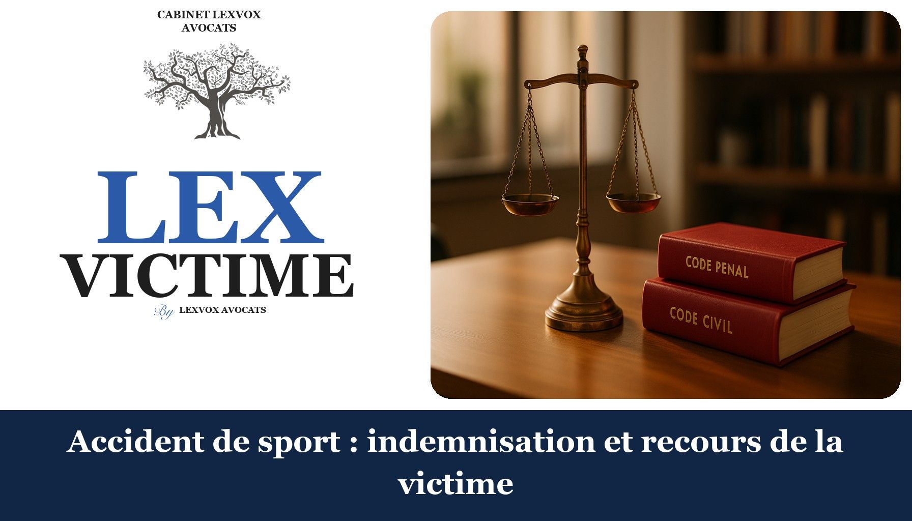 Accident de sport : indemnisation et recours de la victime