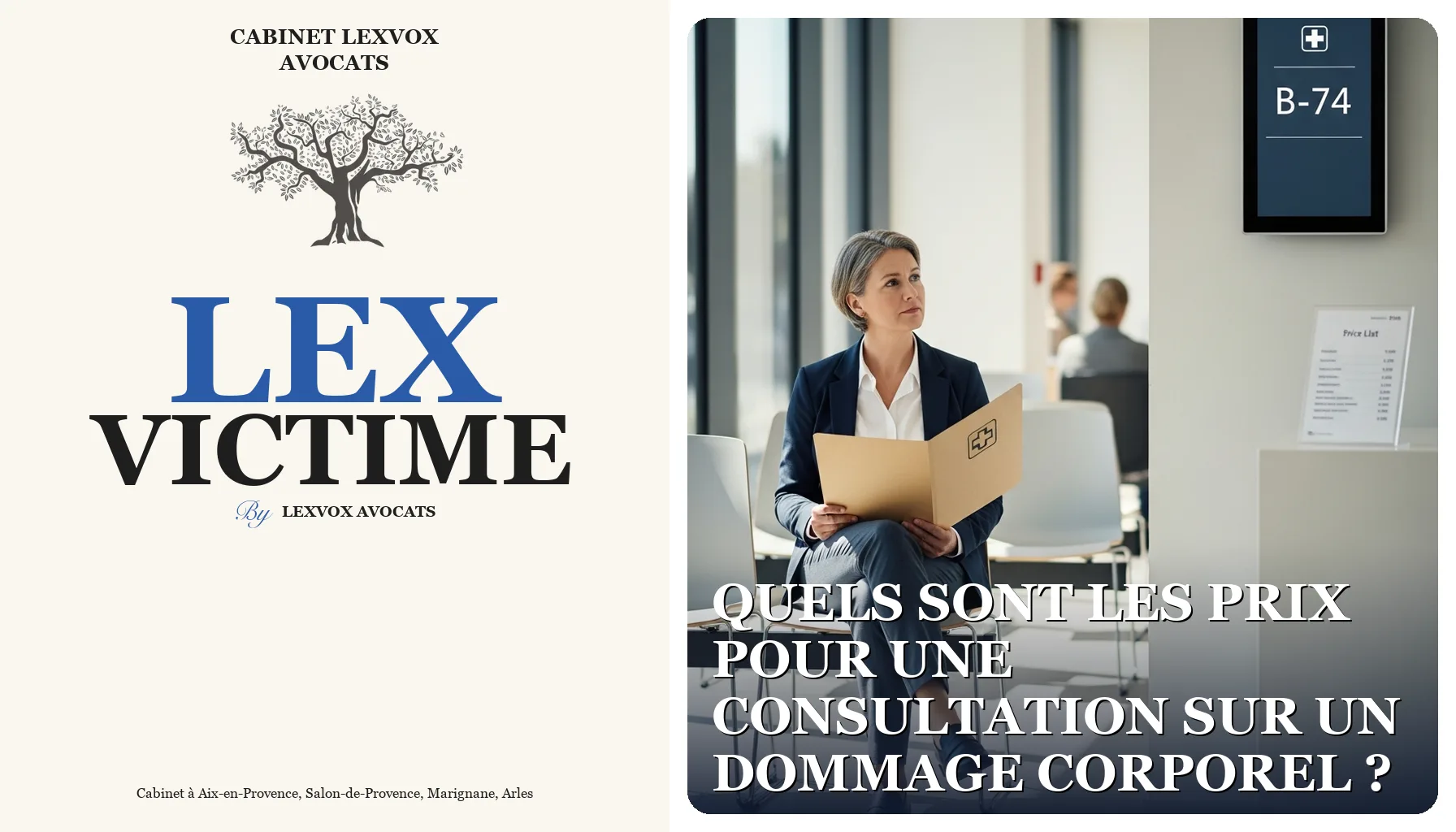 Quels sont les prix pour une consultation sur un dommage corporel ?