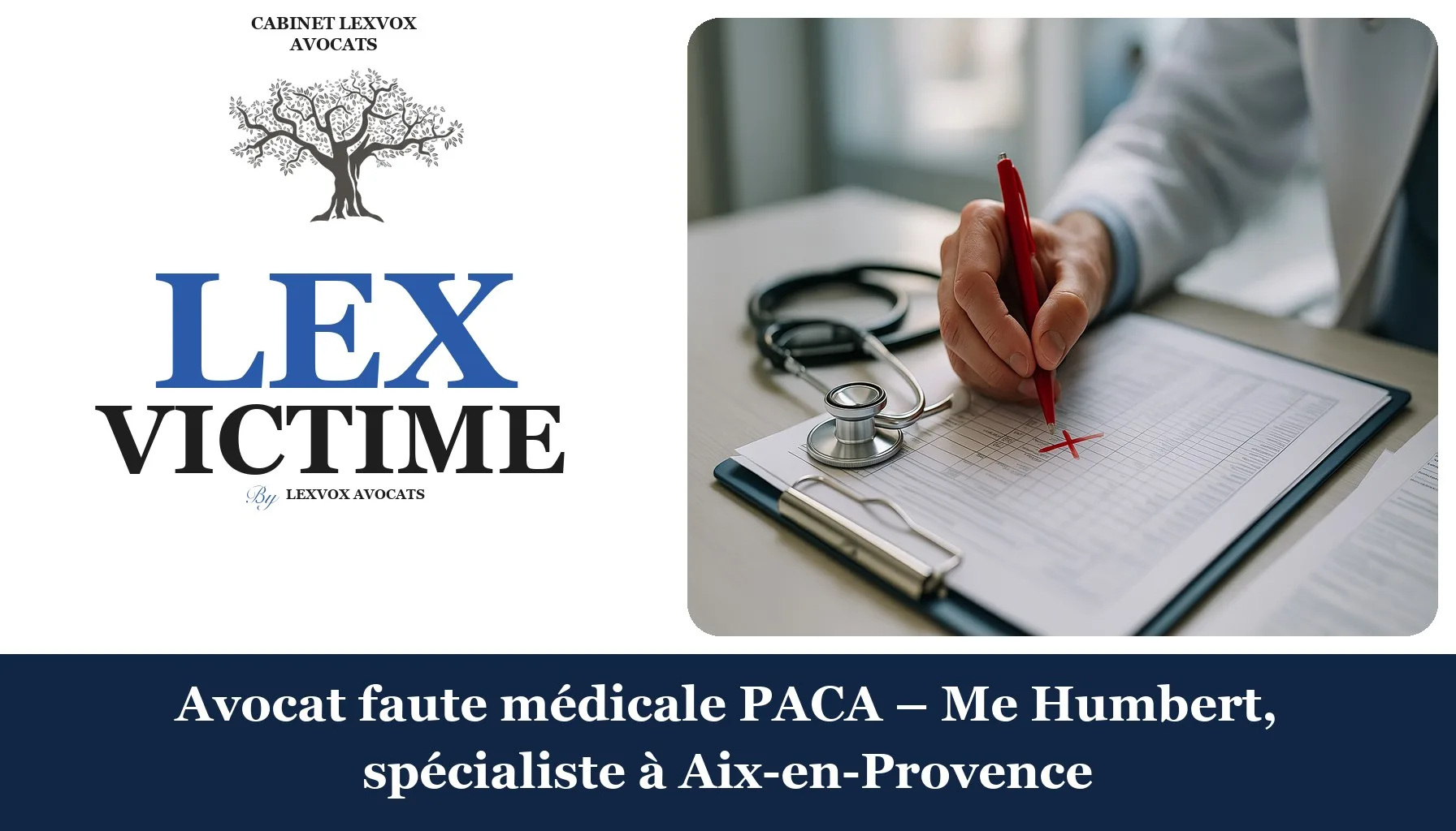 Avocat faute médicale PACA – Me Humbert, spécialiste à Aix-en-Provence
