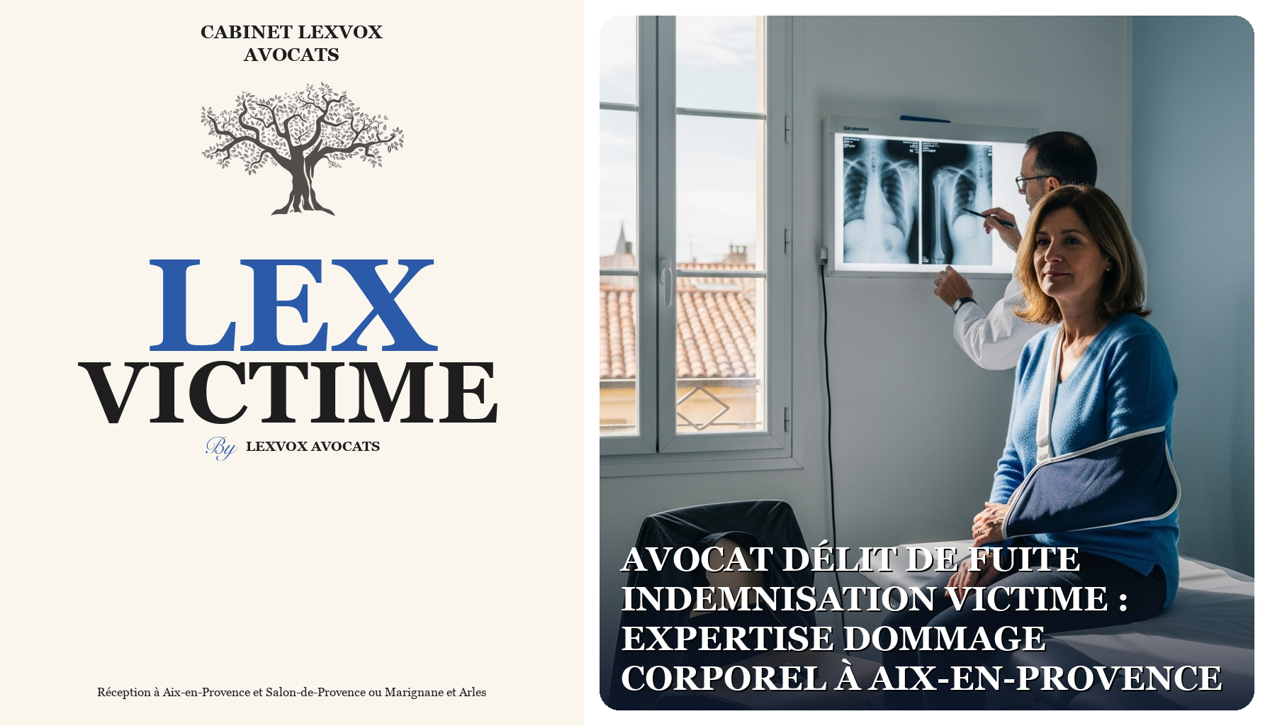 Avocat délit de fuite indemnisation victime : expertise dommage corporel à Aix-en-Provence