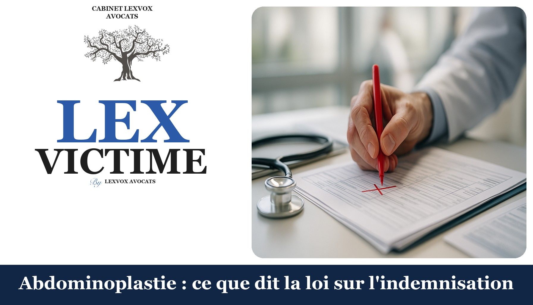Abdominoplastie : ce que dit la loi sur l'indemnisation