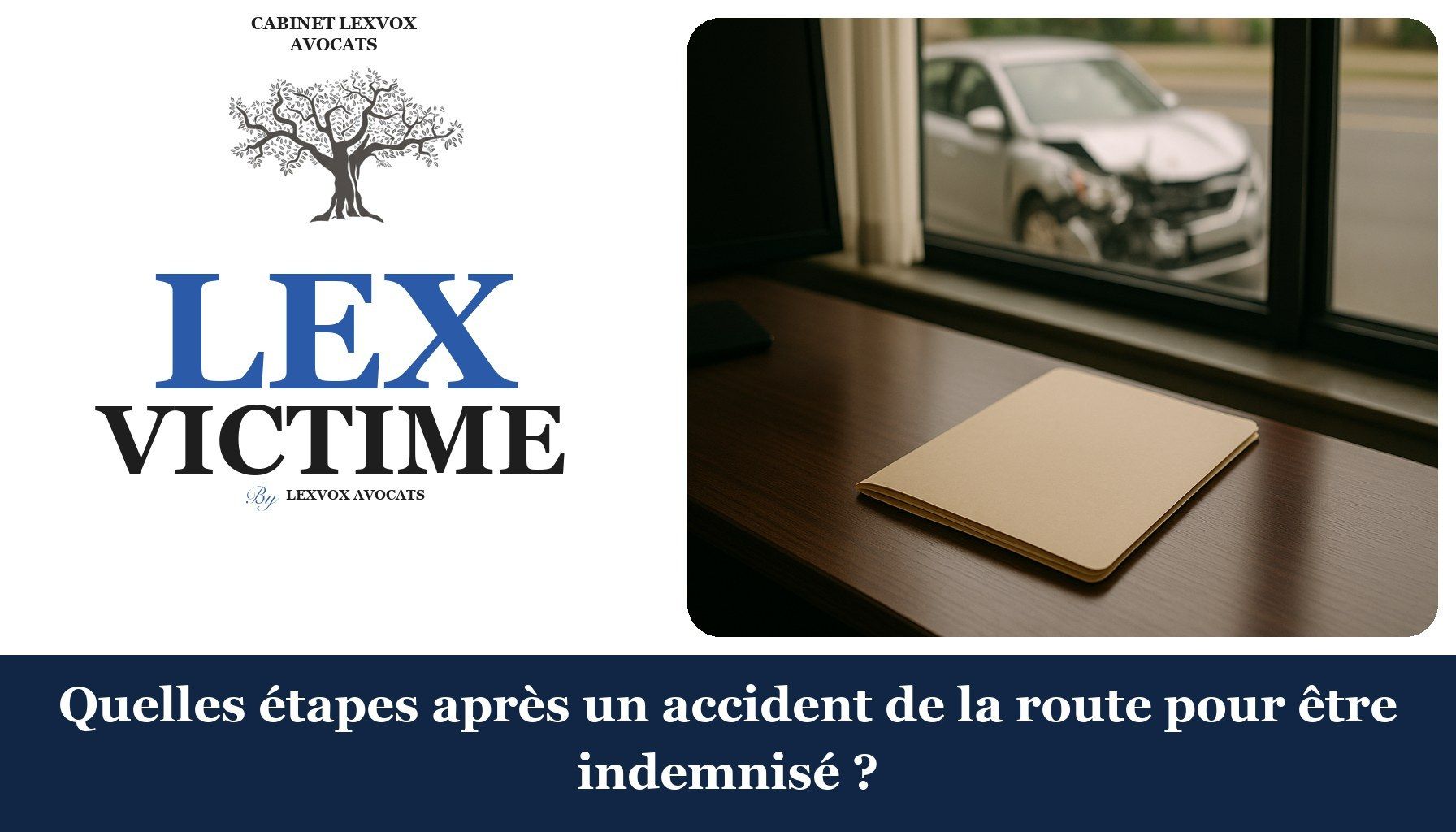 Quelles étapes après un accident de la route pour être indemnisé ?