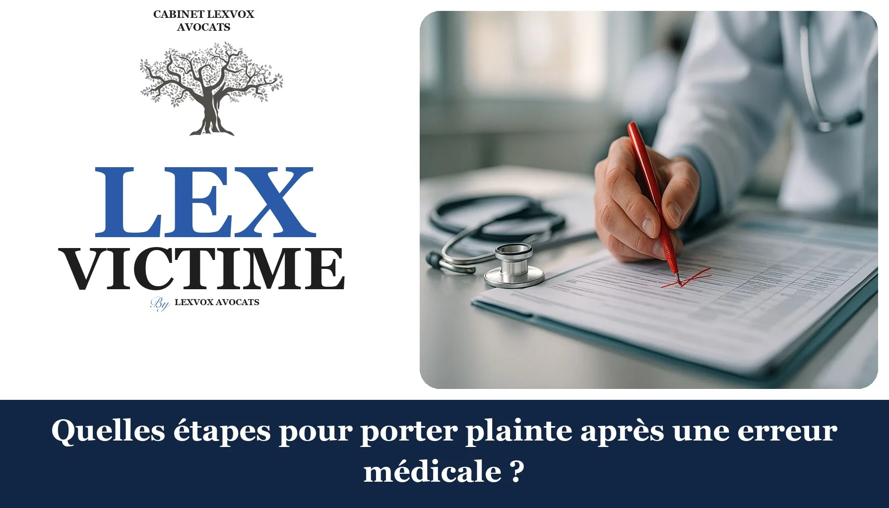 Quelles étapes pour porter plainte après une erreur médicale ?