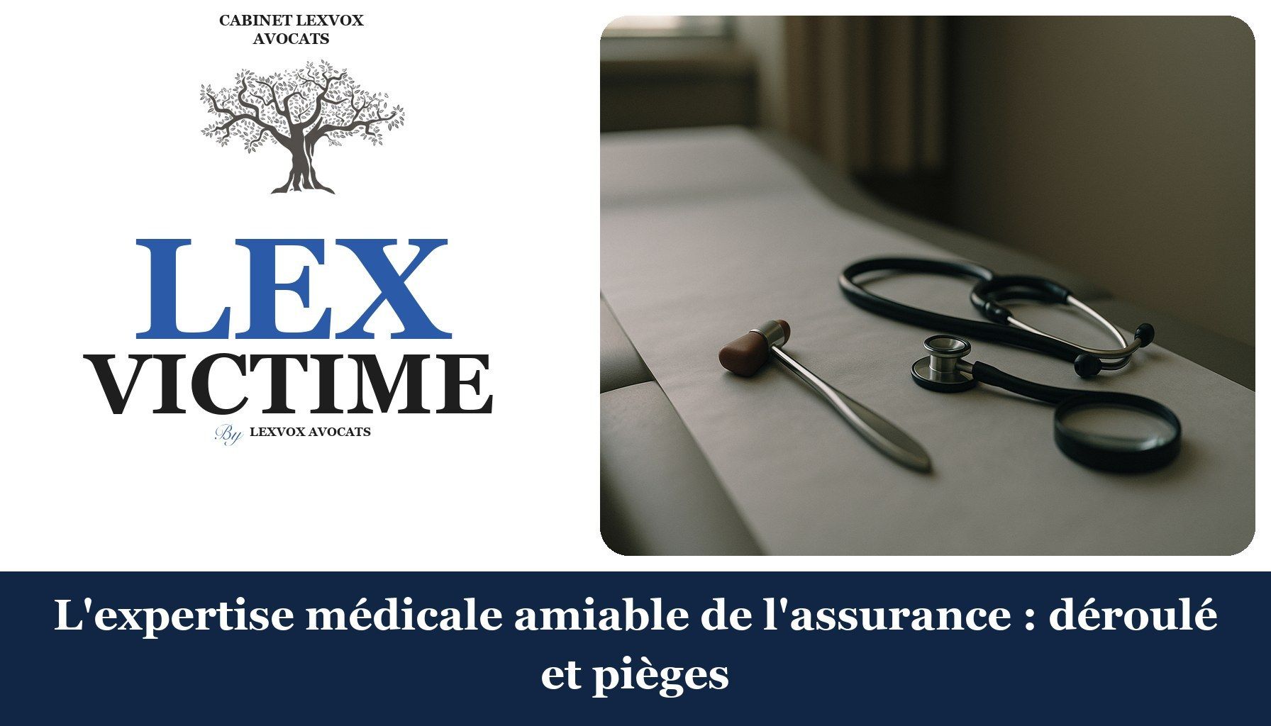 L'expertise médicale amiable de l'assurance : déroulé et pièges