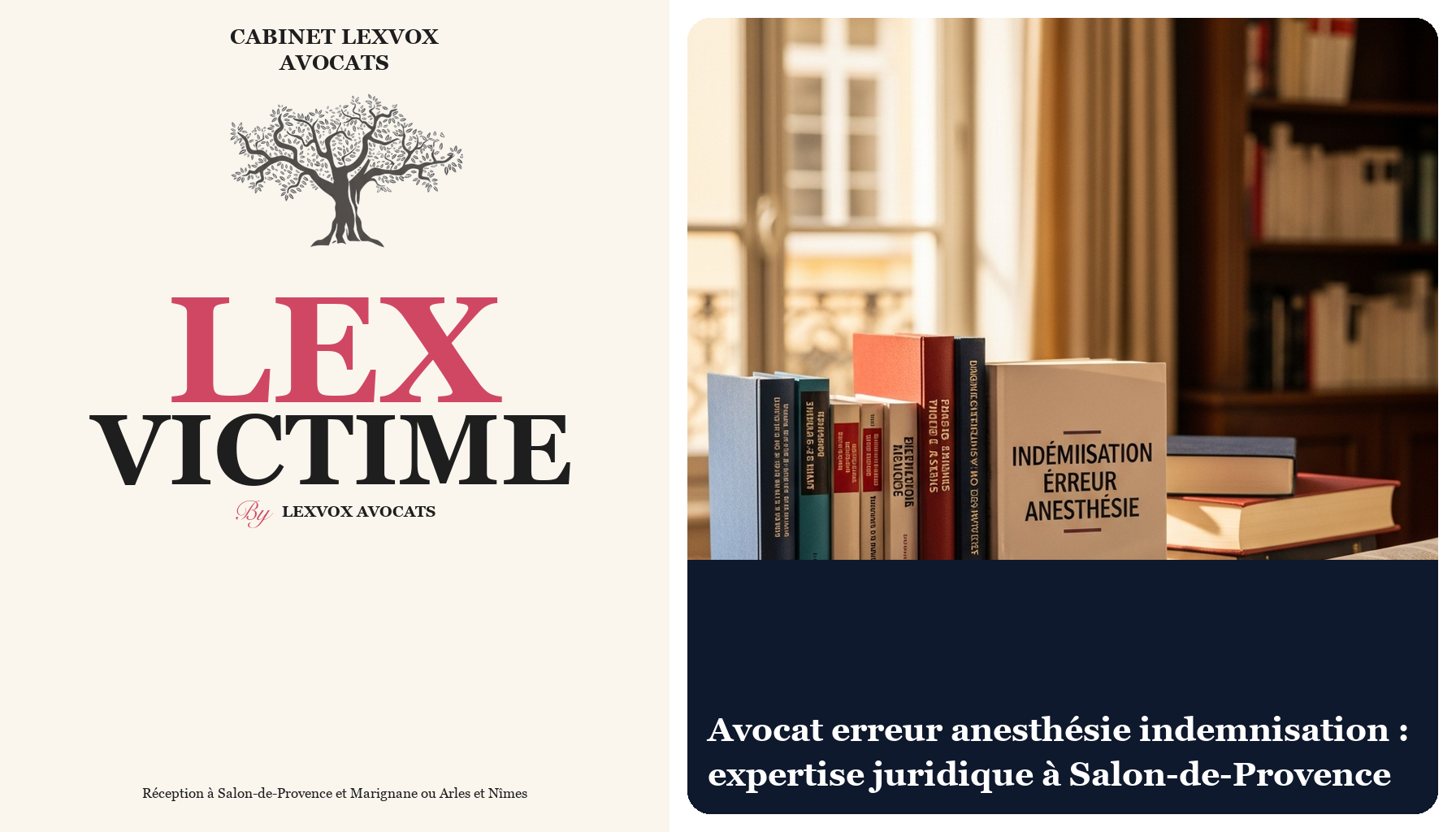 Avocat erreur anesthésie indemnisation : expertise juridique à Salon-de-Provence