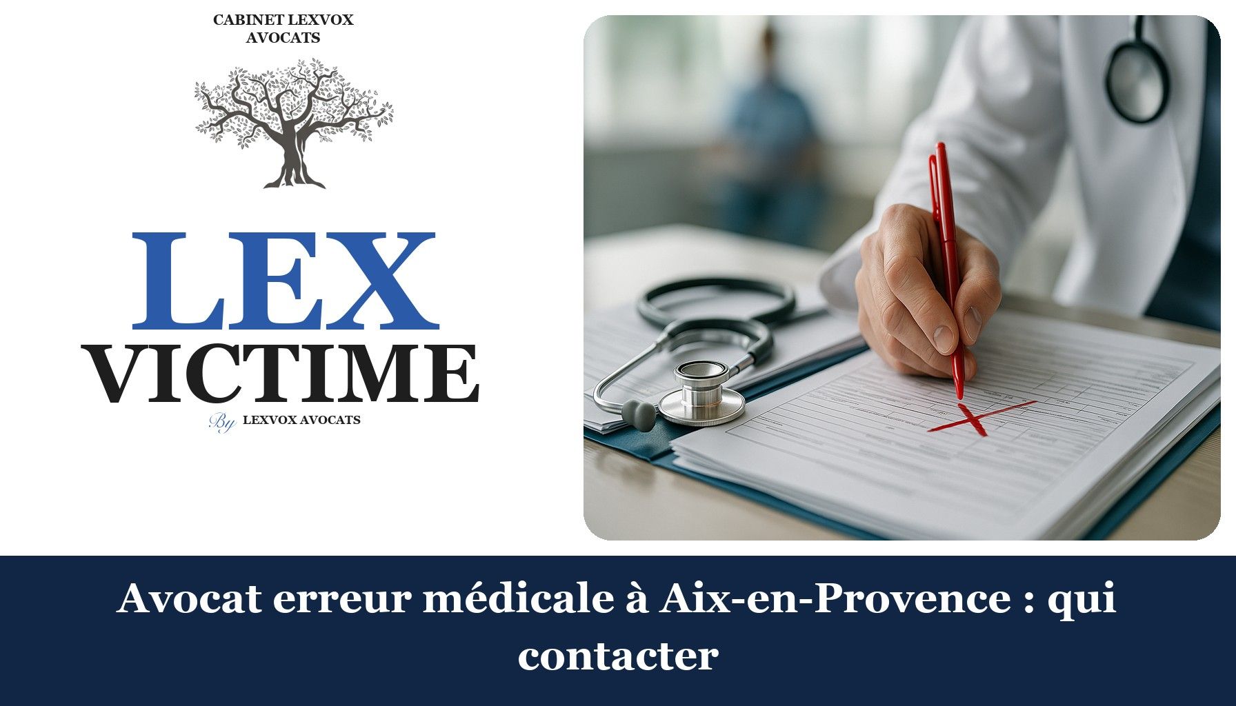 Avocat erreur médicale à Aix-en-Provence : qui contacter