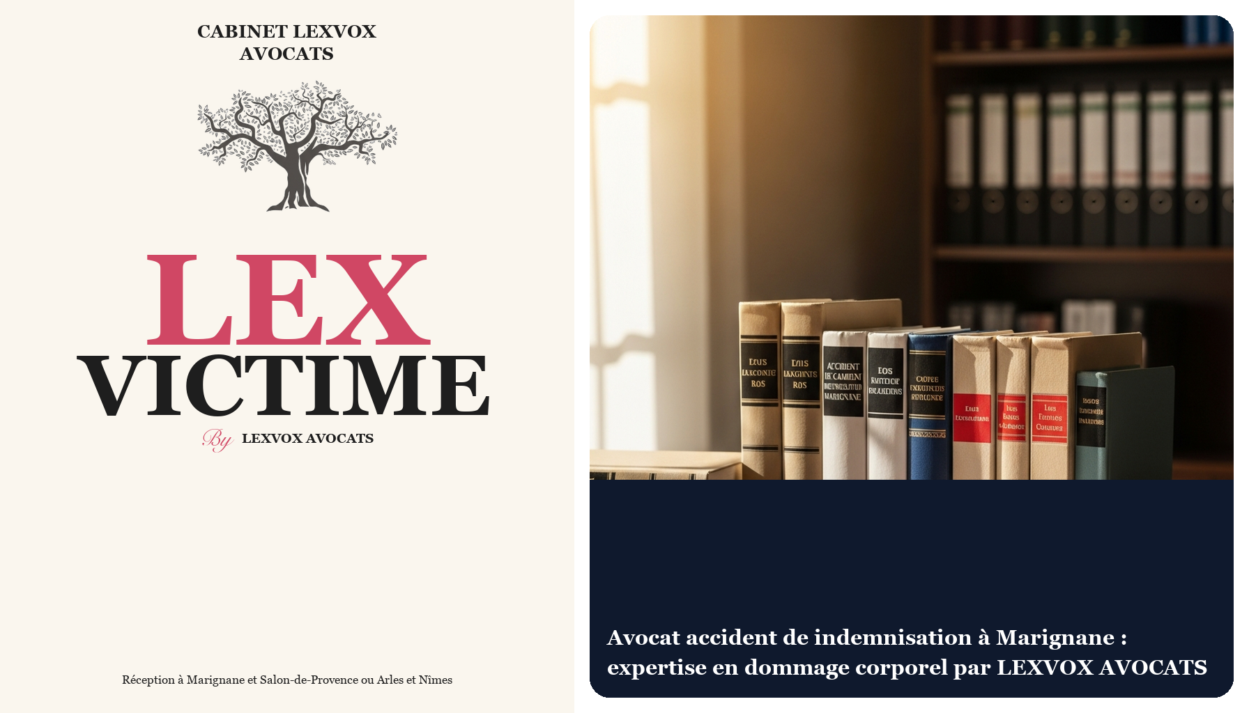 Avocat accident de indemnisation à Marignane : expertise en dommage corporel par LEXVOX AVOCATS