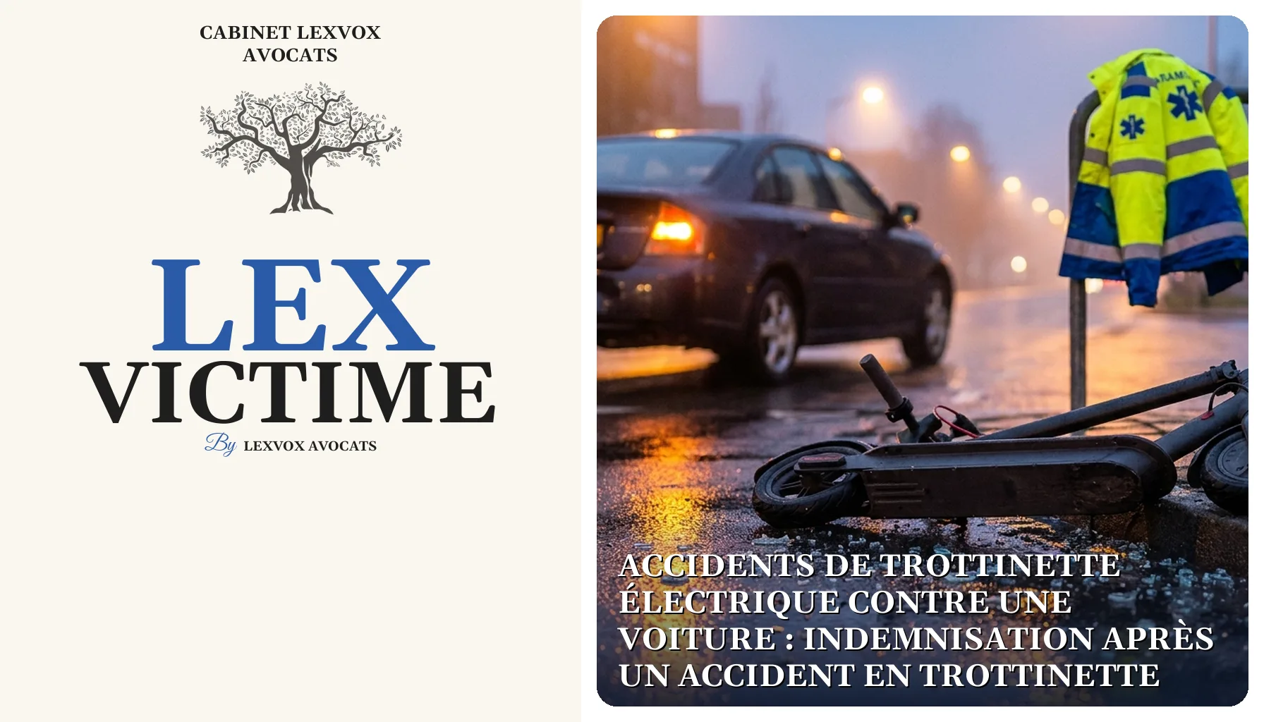 Accidents de trottinette électrique contre une voiture : indemnisation après un accident en trottinette