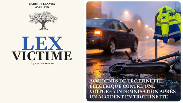 Accidents de trottinette électrique contre une voiture : indemnisation après un accident en trottinette