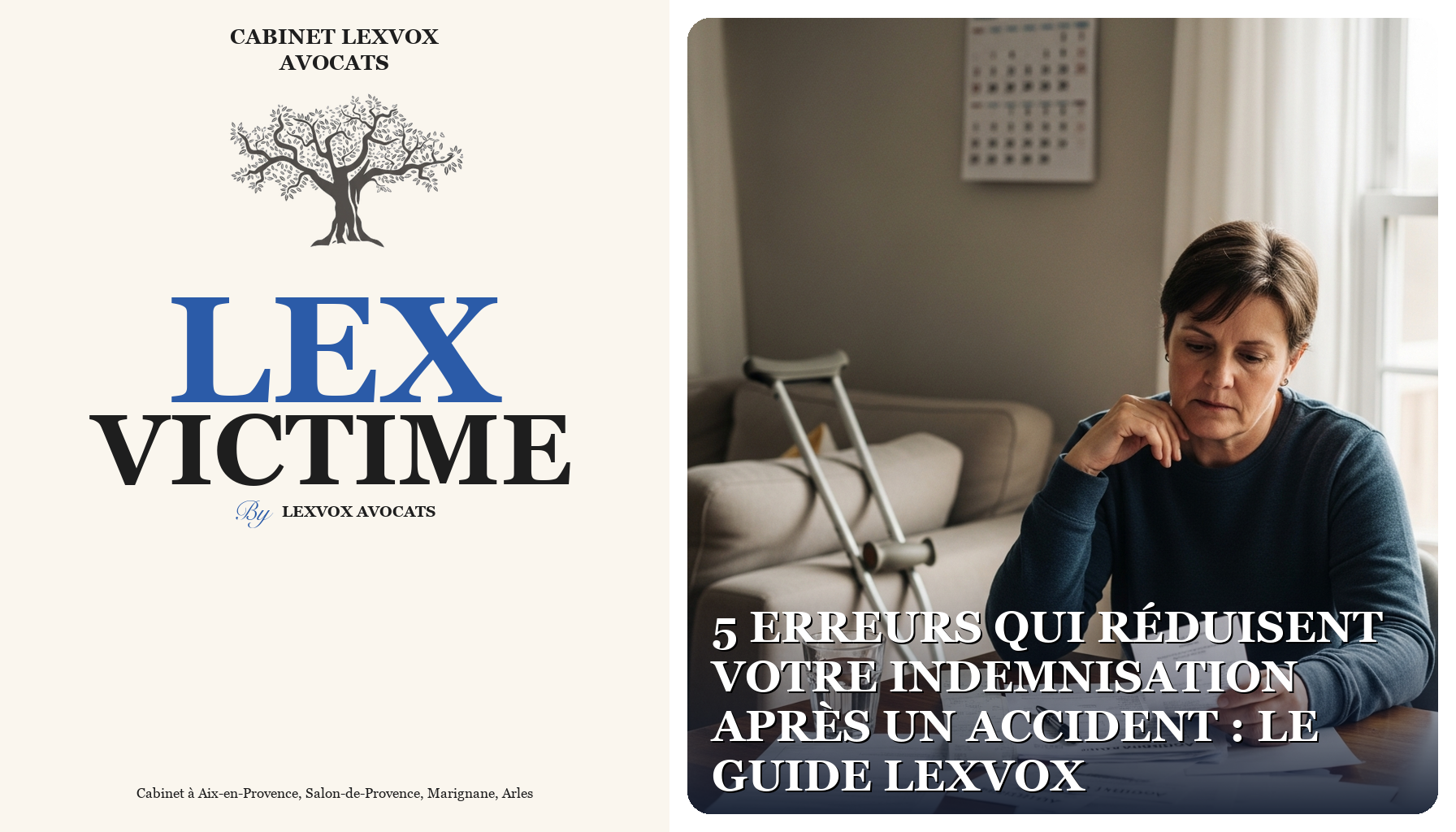 5 erreurs qui réduisent votre indemnisation après un accident : le guide LEXVOX