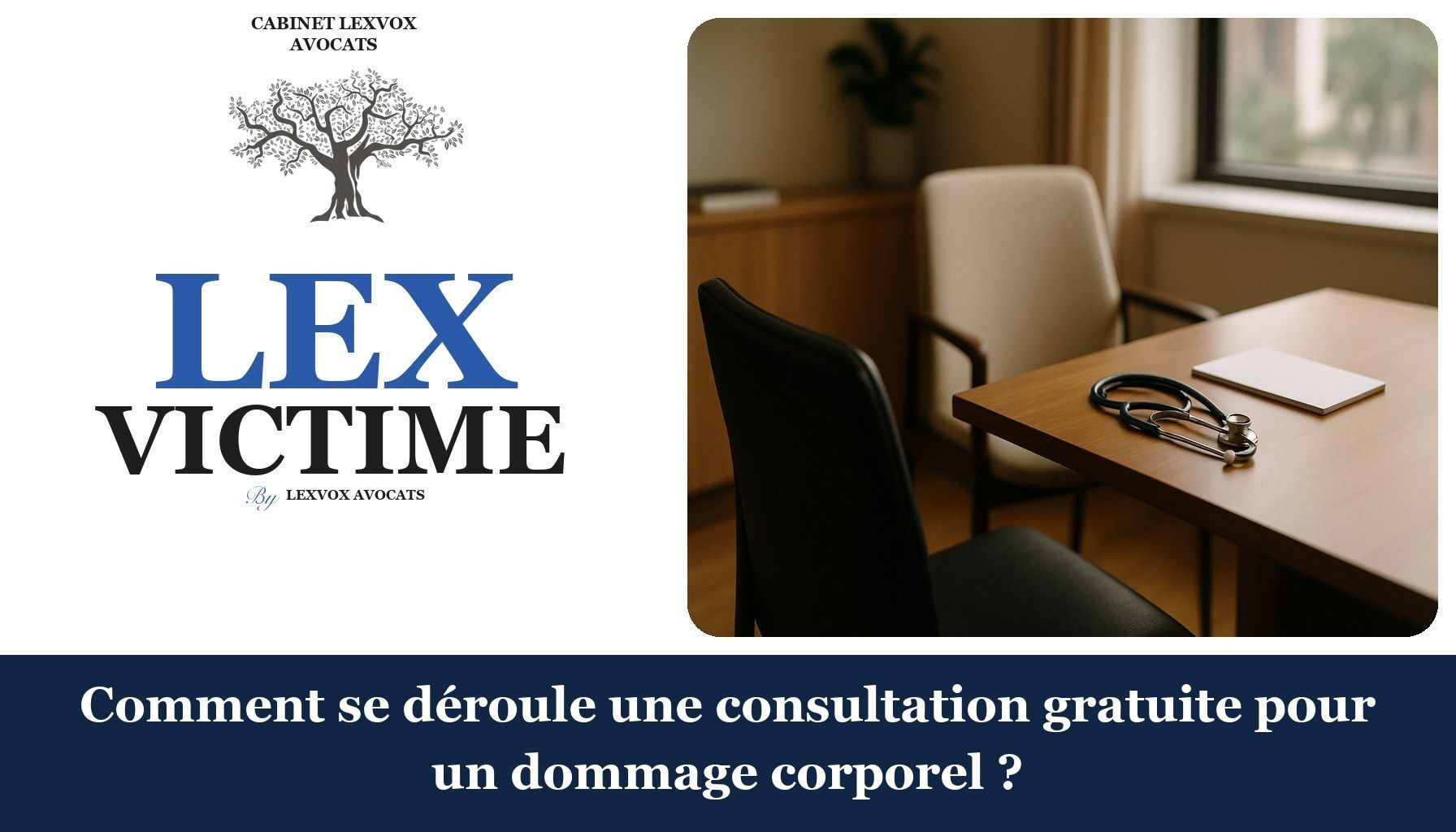 Comment se déroule une consultation gratuite pour un dommage corporel ?