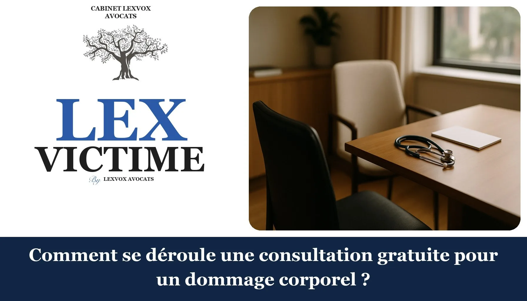Comment se déroule une consultation gratuite pour un dommage corporel ?
