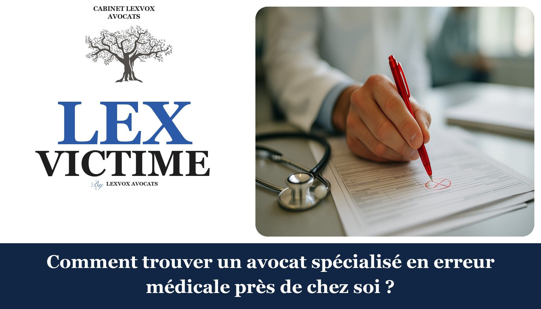 Comment trouver un avocat spécialisé en erreur médicale près de chez soi ?