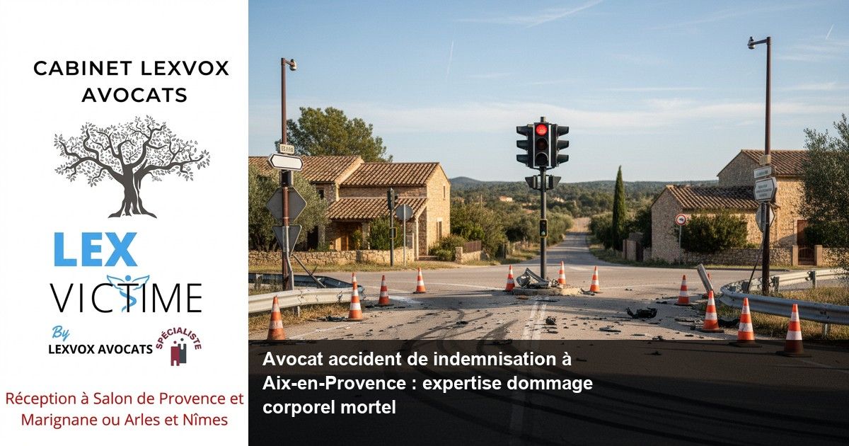 Indemnisation accident mortel de la route à Aix-en-Provence : indemnisation après un accident mortel, dommage corporel, décès accidentel, décès après un accident de la route et les droits des proches, victimes de dommages corporels