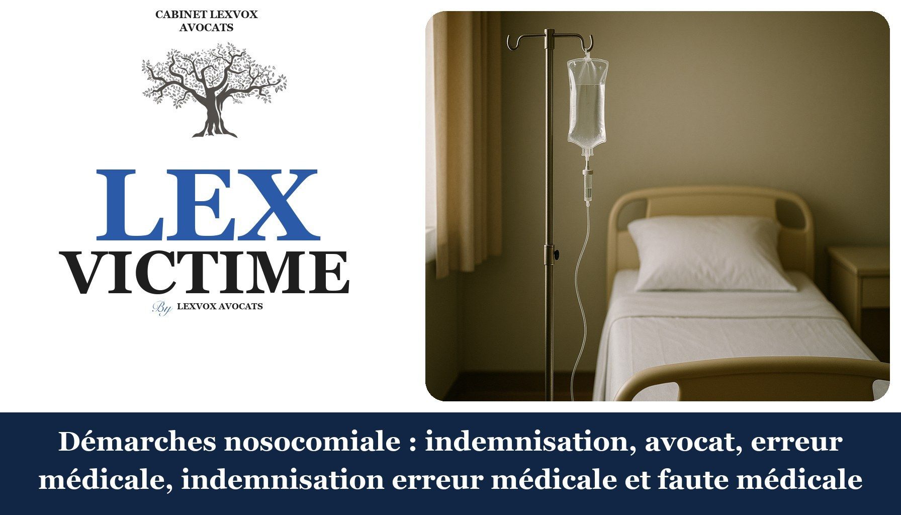 Démarches nosocomiale : indemnisation, avocat, erreur médicale, indemnisation erreur médicale et faute médicale