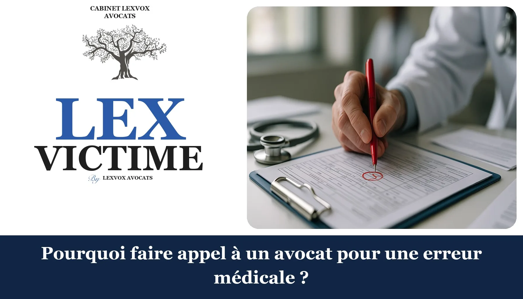 Pourquoi faire appel à un avocat pour une erreur médicale ?