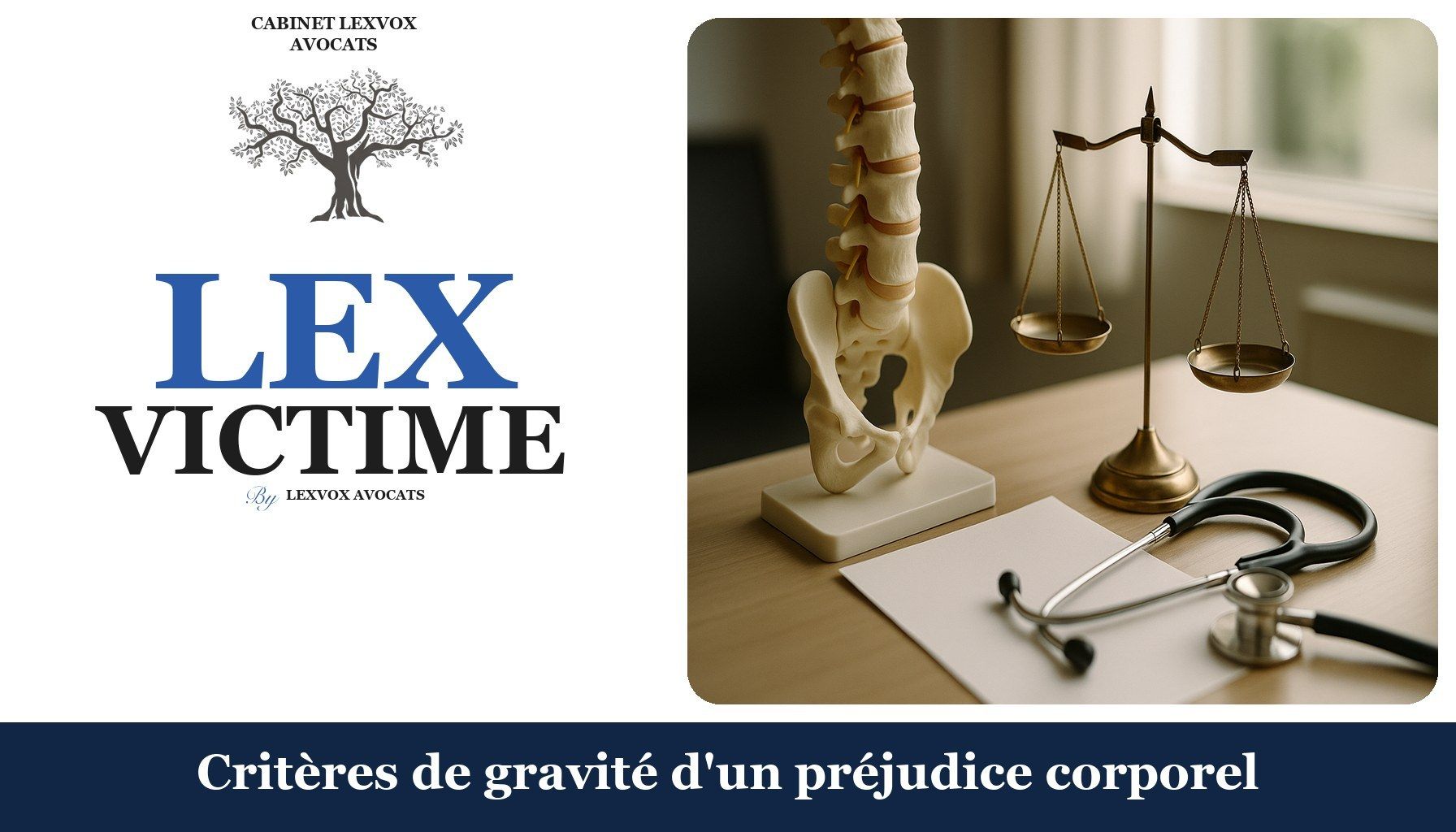 Critères de gravité d'un préjudice corporel