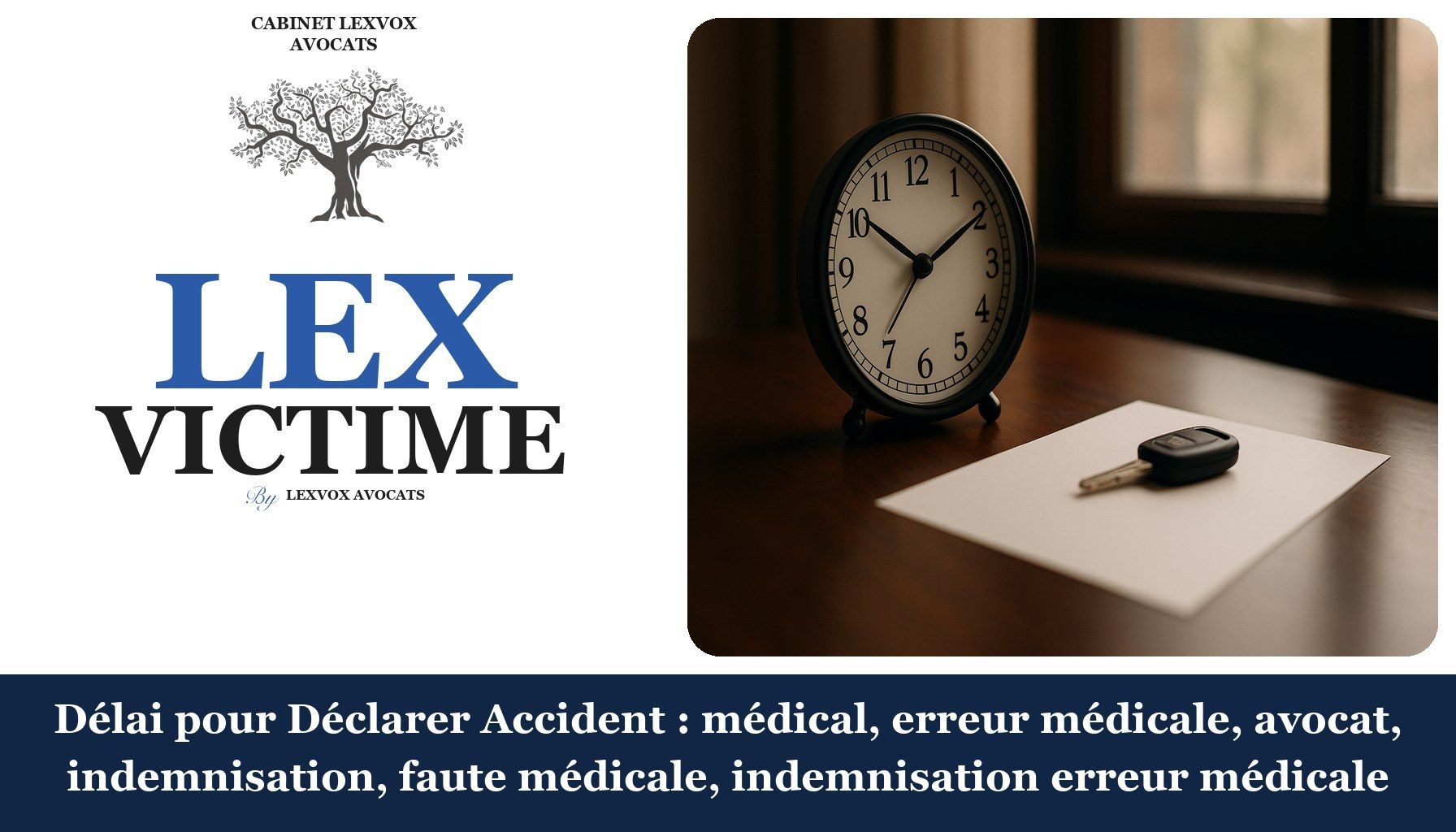Délai pour Déclarer Accident : médical, erreur médicale, avocat, indemnisation, faute médicale, indemnisation erreur médicale