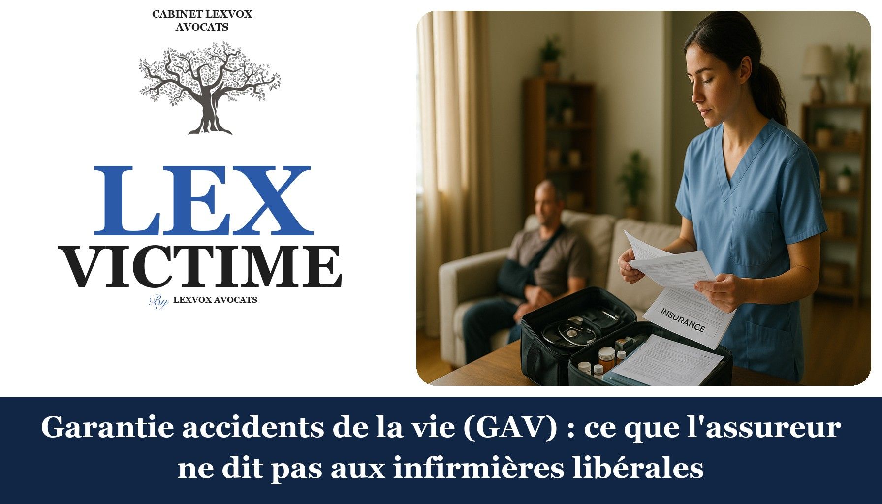 Garantie accidents de la vie (GAV) : ce que l'assureur ne dit pas aux infirmières libérales