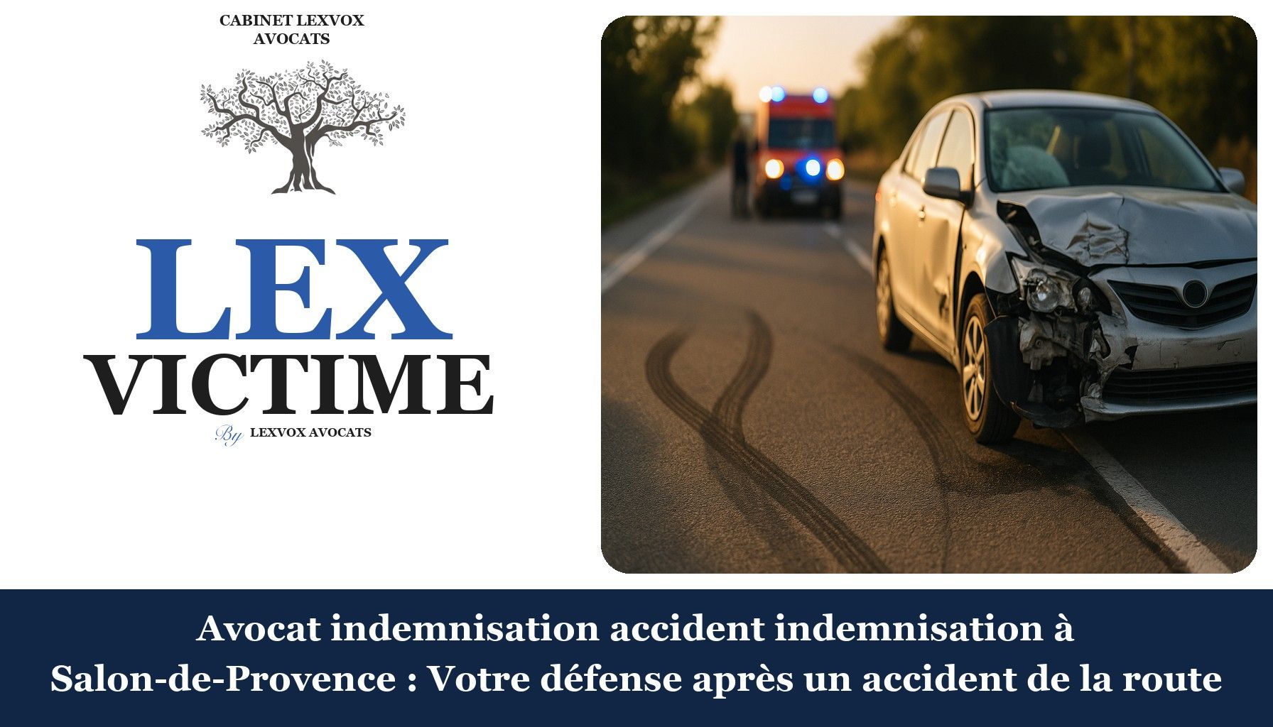 Avocat indemnisation accident indemnisation à Salon-de-Provence : Votre défense après un accident de la route