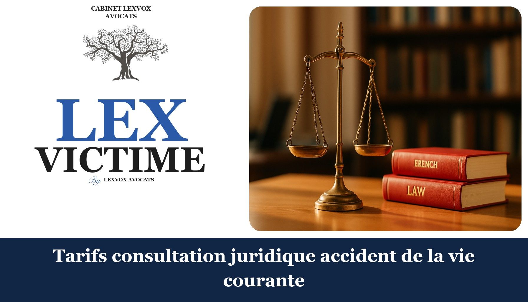 Tarifs consultation juridique accident de la vie courante