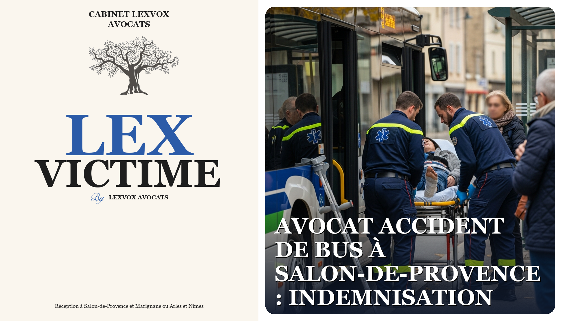 Avocat accident de bus à Salon-de-Provence : indemnisation
