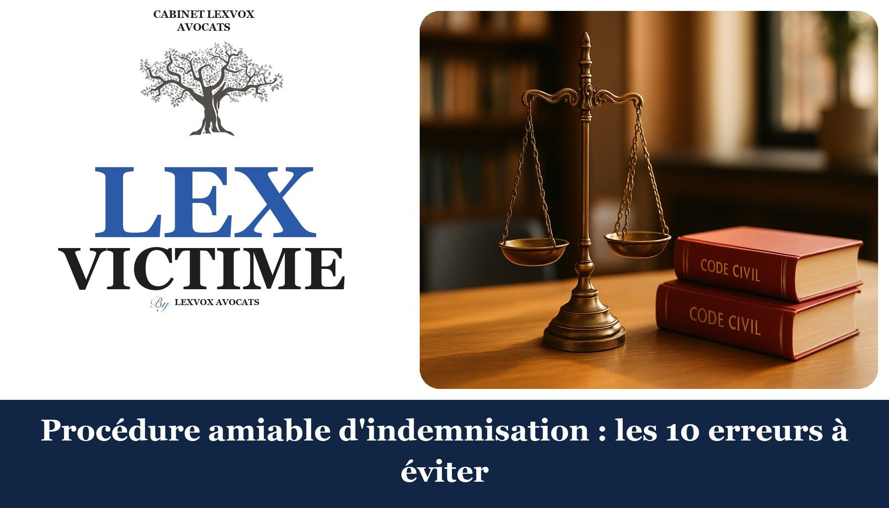 Procédure amiable d'indemnisation : les 10 erreurs à éviter