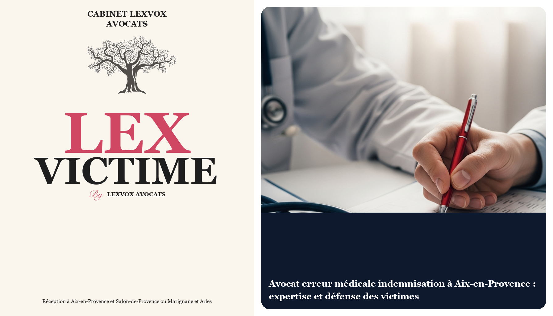Avocat erreur médicale indemnisation à Aix-en-Provence : expertise et défense des victimes