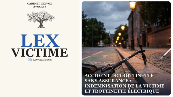Accident de trottinette sans assurance : indemnisation de la victime et trottinette électrique