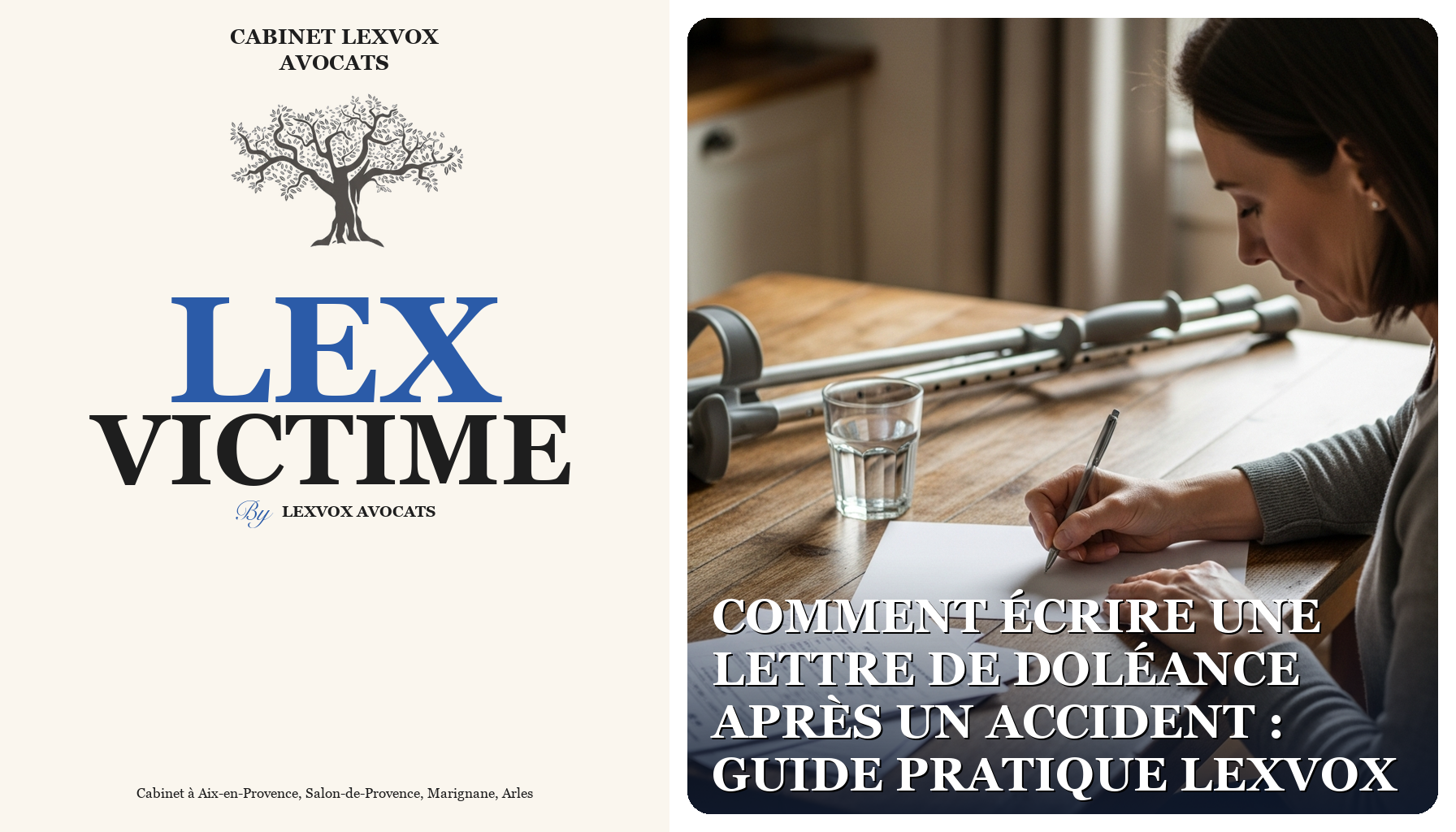 Comment écrire une lettre de doléance après un accident : guide pratique LEXVOX