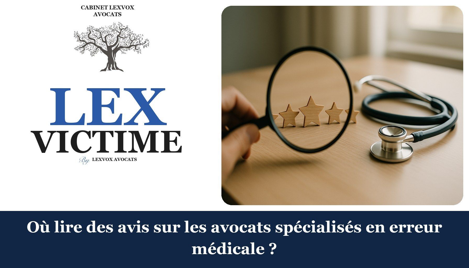 Où lire des avis sur les avocats spécialisés en erreur médicale ?