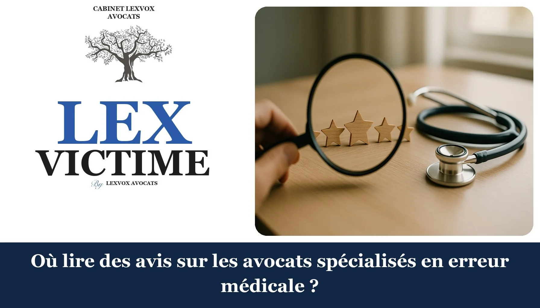 Où lire des avis sur les avocats spécialisés en erreur médicale ?